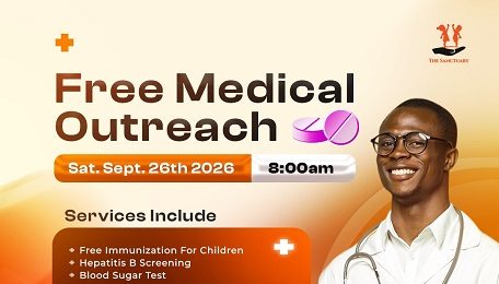 Free Medical Outreach by The Sanctuary, 26 September 2026