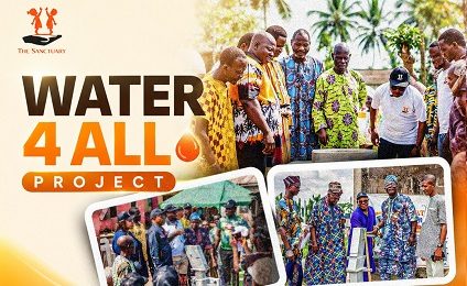 The Sanctuary Water4All clean water project in Badagry